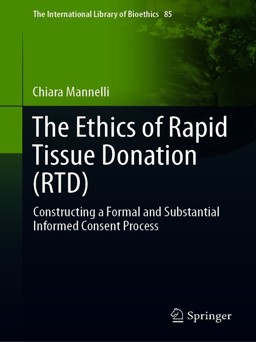 Title details for The Ethics of Rapid Tissue Donation (RTD) by Chiara Mannelli - Available